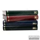 stock book, 64 black pages, 230 mm x 310 mm red