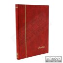 Einsteckbuch rot, 230 mm x 310 mm, 32 weiße Seiten
