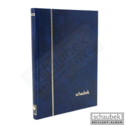 stock book, 32 white pages, cover 230 mm x 310 mm blue