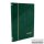 stock book, 32 white pages, cover 230 mm x 310 mm green