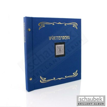 Album Württemberg 1851-1920 Brillant screw post binder...