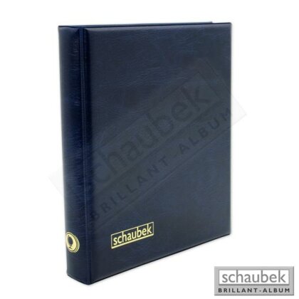 coin album, incl. 5 assorted sheets blue