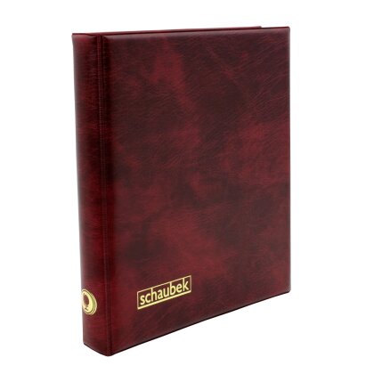 ring binder Genius with padded leatherette cover