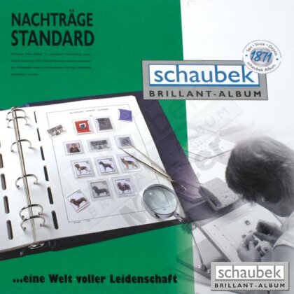 Schaubek set of leaves Germany 2010-2014 standard - special postcards
