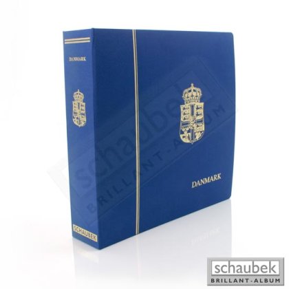 Album Dänemark 2010-2019 Brillant im geprägten Leinen-Schraubbinder blau, Band III, ohne Schutzkassette