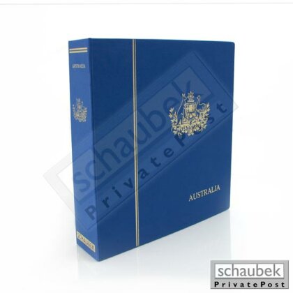 Album Australie feuillets 1995-2011 Brillant, album à vis bleu, tome I, sans boîtier