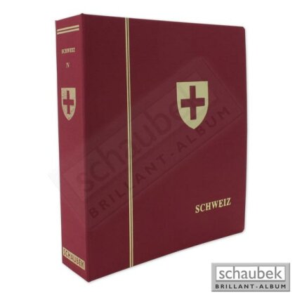 Album Switzerland 2010-2017 standard, in a screw post binder red, Vol. V