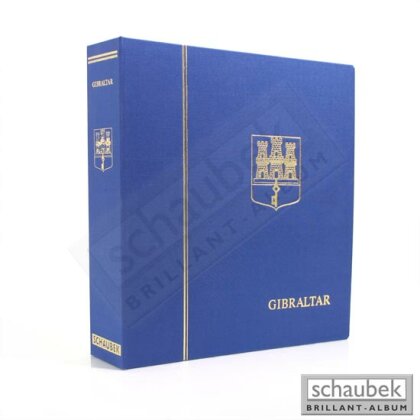 Album Gibraltar 2010-2013 Standard im geprägten Leinen-Schraubbinder blau, Band III
