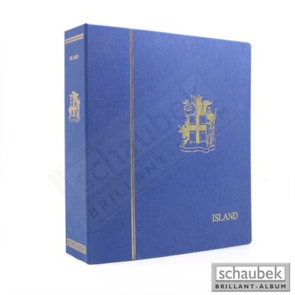 Album Island 1981-2004 Standard im geprägten Leinen-Schraubbinder blau, Band II ohne Schutzkassette