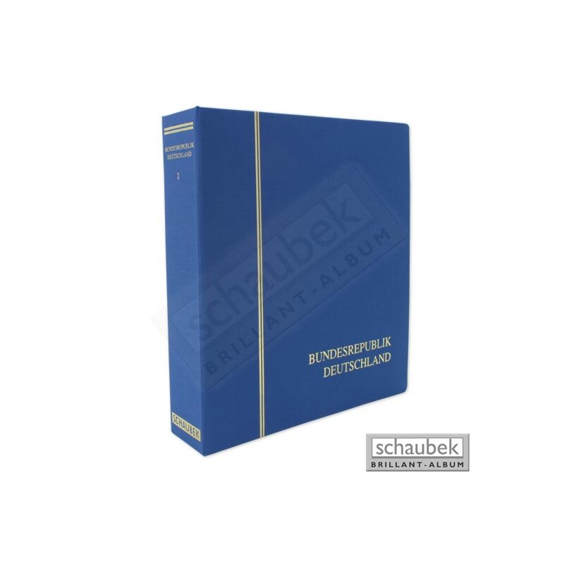 screw post binder cloth with embossing Bundesrepublik Deutschland wit