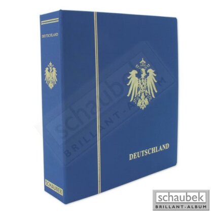 Ganzleinen-Schraubbinder Deutschland mit Länderprägung und Wappen (Reichsadler) ohne Schutzkassette