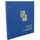 Album Germany Saarland OPD 1947-1959 N, in a in cloth screw post binder blue