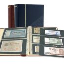 bank note album "Diplomat", incl. 20 stock...