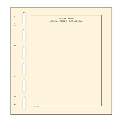 headed country sheets Ehemalige Kolonien: Marshall Islands -10 sheets