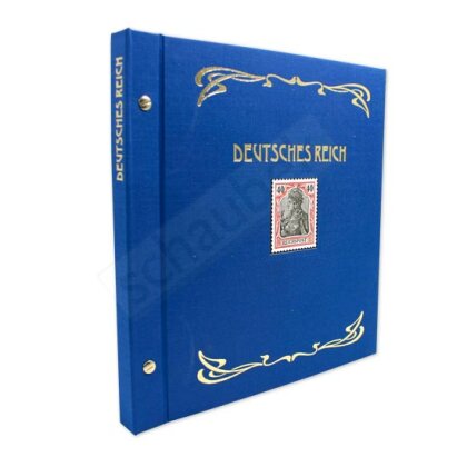 Album Deutsches Reich 1933-1945 Standard im geprägten Superior-Schraubbinder blau