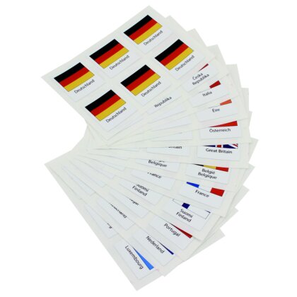 Schaubek Flaggen-Sticker Liechtenstein