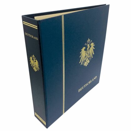 Reliure à vis en cuir artificiel bleu Allemagne