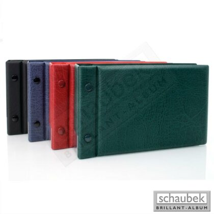 FDC-Album "Kompakt" mit 50 Folientaschen, für Belege bis 125x190 mm blau