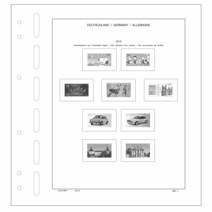 Supplement Germany 2018 Brillant - Additional sheets