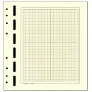 Schaubek bb710 blank sheets, yellowish-white, with black...