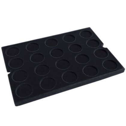 Viktoria-Tablett TB32-20 - 20 Felder á 32  mm Black