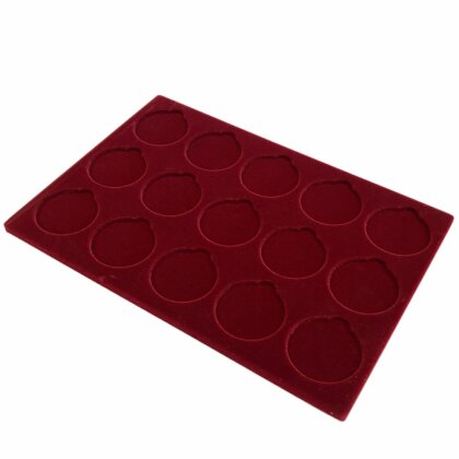Viktoria-Tablett TB41,5-15  - 15 Felder á 41,5  mm Rouge