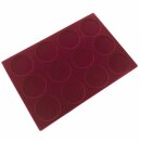 Viktoria-Tablett TB49-12 - 12 Felder á 49  mm Red