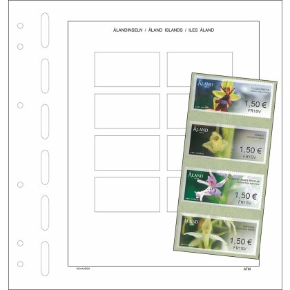 Timbres de distributeur Aland/8 cases Standard