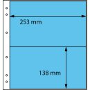 Schaubek-Blanko-Like - 5 Blatt schwarz 2 Folientaschen...
