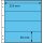 Schaubek-Blanko-Like - 5 Blatt gelblich-weiß 4 Folientaschen 28,53 x 65 mm