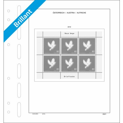 Supplement Austria 2019 brillant - Sheetlets