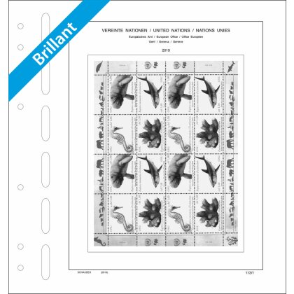Supplement UN Geneva 2019 brillant - sheetlets