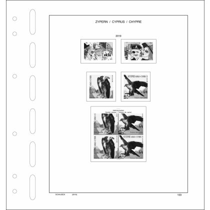 Complément Chypre, poste grecque 2019 Standard