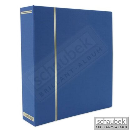 Ganzleinen-Schraubbinder mit 20 Kopftitelblättern nach Wahl blau Türkei