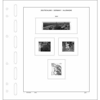 Supplement Germany 2020 Standard - Corner margin stamps