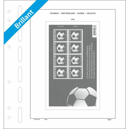 Nachtrag Schweiz 2020 Brillant Kleinbogen