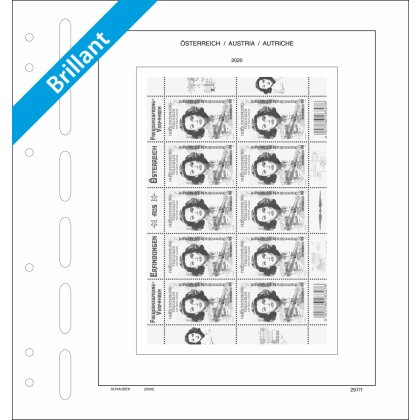 Supplement Austria 2020 brillant - Sheetlets