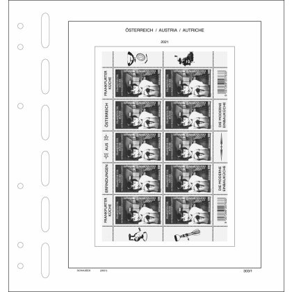 Supplement Austria 2021 Standard - Sheetlets