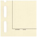 Blankoblätter bb500 gelblich-weiß mit Rahmen - Albumpapier paquet de 10