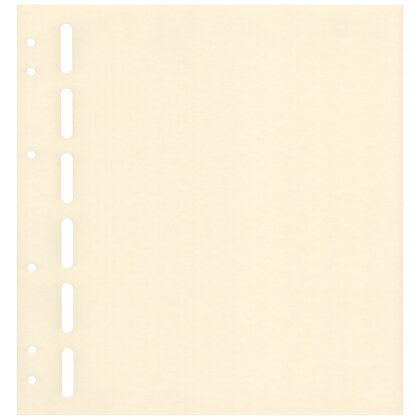 Blankoblätter gelblich-weiß ohne Aufdruck - Albumpapier