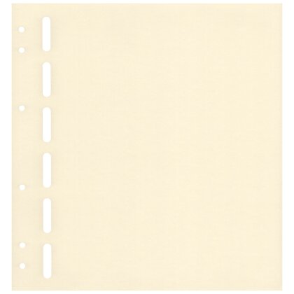 Blankoblätter gelblich-weiß ohne Aufdruck - Albumpapier 25 Blatt