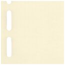 Blankoblätter gelblich-weiß ohne Aufdruck - Albumpapier 50