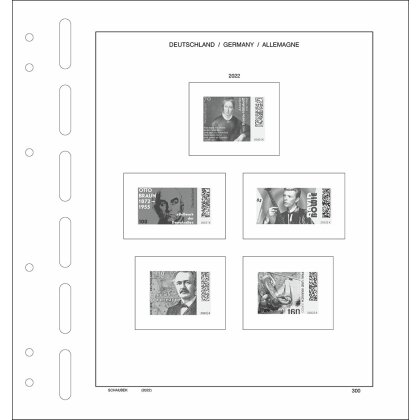 Nachtrag Bundesrepublik 2022 Standard - Eckrandstücke