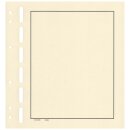 Blankoblätter gelblich-weiß mit 3er- Rahmen 25...