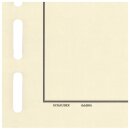 Blankoblätter gelblich-weiß mit 3er- Rahmen 25 Bogen