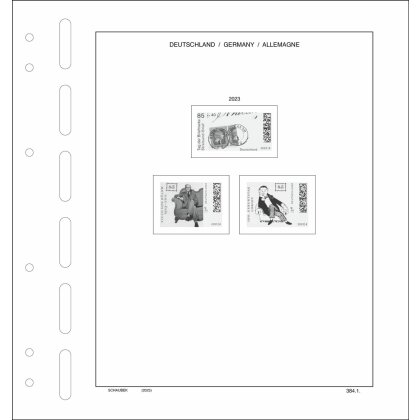 Nachtrag Bundesrepublik 2023 Standard - Sonderblätter
