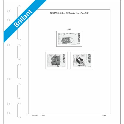 Nachtrag Bundesrepublik 2023 Brillant - Sonderblätter