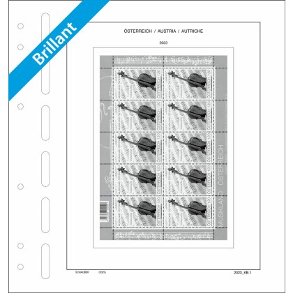 Nachtrag Österreich 2023 Brillant - Kleinbogen