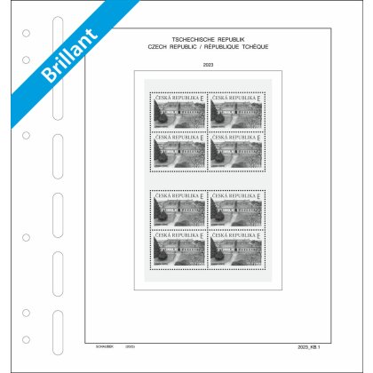 Supplement Czech Republic 2023 Brillant - miniature sheet