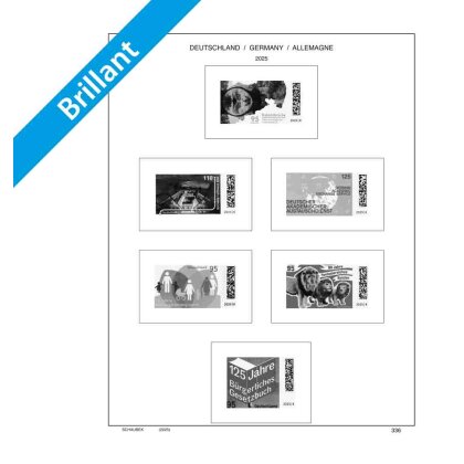 Nachtrag Bundesrepublik 2025 Brillant - Eckrandstücke